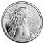 1 oz Silver Shield Round - Justice (Random Year)