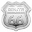 1 oz Silver Shield - Route 66 100th Anniversary (w/ Tin)