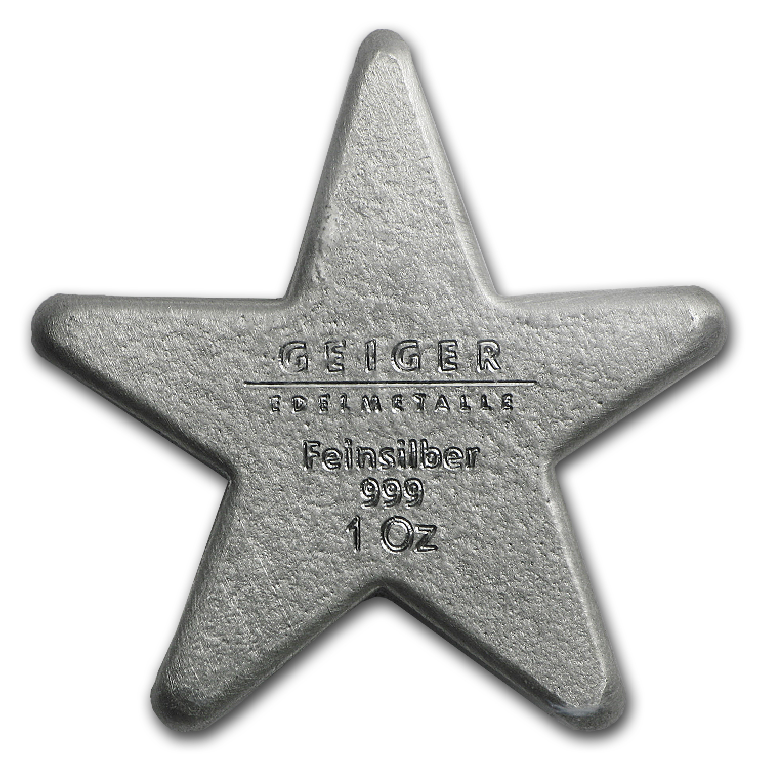 Buy 1 oz Silver Star Bar - Geiger Edelmetalle | APMEX