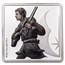 1 oz Silver Star Wars Medallion: Anakin Skywalker & Padme Amidala