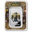 1 oz Silver World of Warcraft Alliance Bar (TEP)