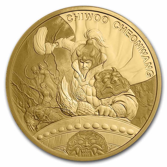 1 oz South Korean Gold Chiwoo Cheonwang BU (Random Year) 1 oz South Korean Gold Chiwoo Cheonwang BU (Random Year)