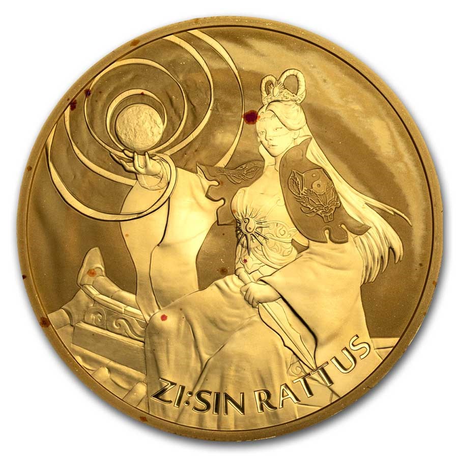 1 oz South Korean Gold ZI:SIN (Scruffy) (Random Year)