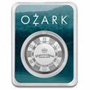 1 oz Stackable Silver Round - Ozark Casino Chip w/ TEP