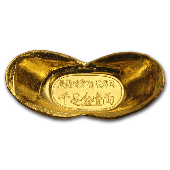 1 Tael Gold Bar - Chinese Boat (1.2057 oz) 1 Tael Gold Bar - Chinese Boat (1.2057 oz)