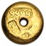 1 Tael Gold Round - Chinese Button (Type 1, 1.2057 oz)