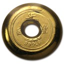 1 Tael Gold Round - Chinese Button (Type 2, 1.2057 oz)
