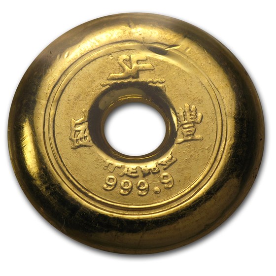 1 Tael Gold Round - Chinese Button (Type 2, 1.2057 oz) 1 Tael Gold Round - Chinese Button (Type 2, 1.2057 oz)