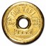 1 Tael Gold Round - Chinese Button (Type 2, 1.2057 oz)