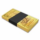 1 Utah Goldback - Aurum Gold Foil Note 24k (100 Pack)
