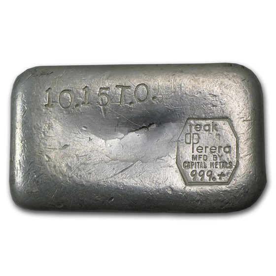 10.15 oz Silver Bar - Deak-Perera 10.15 oz Silver Bar - Deak-Perera