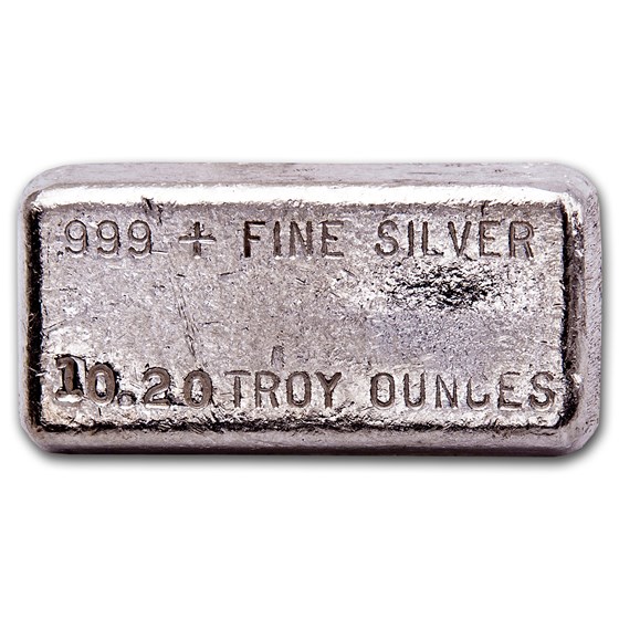 10.20 oz Silver Bar - Hallmark Precious Metals 10.20 oz Silver Bar - Hallmark Precious Metals
