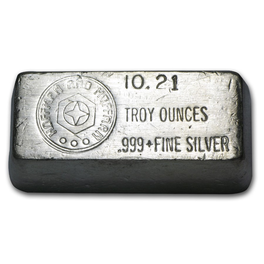 10.21 oz Silver Bar - Hoffman & Hoffman