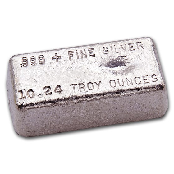 10.24 oz Silver Bar - Hallmark Precious Metals 10.24 oz Silver Bar - Hallmark Precious Metals