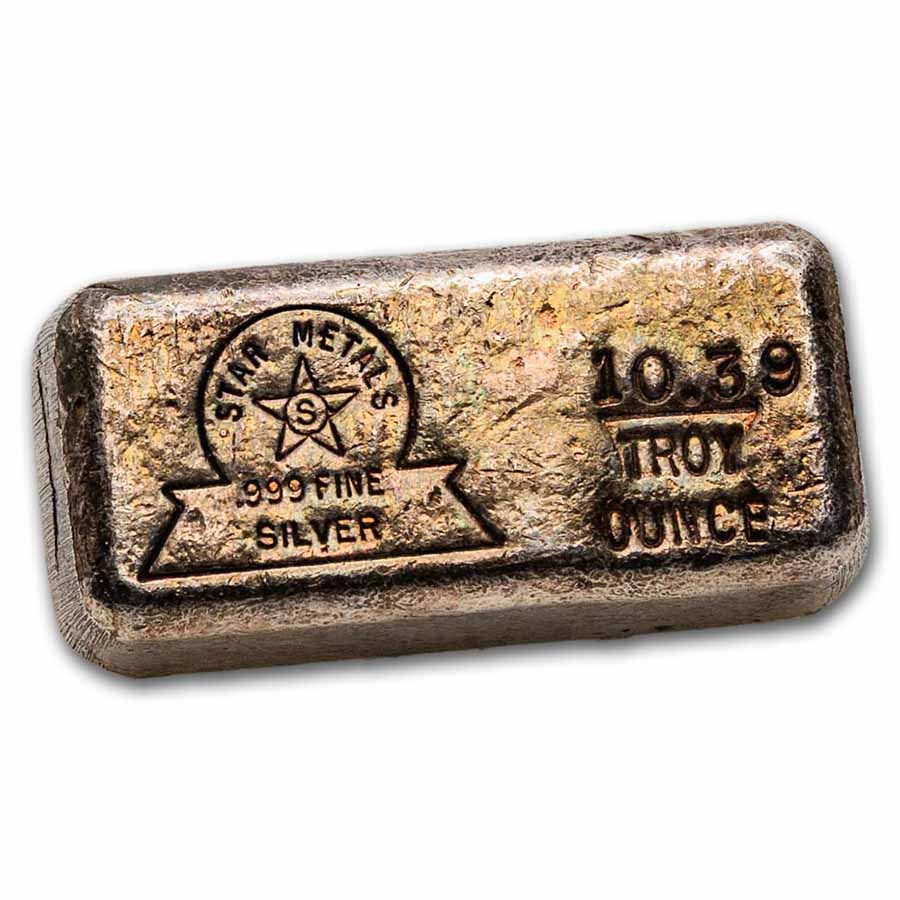 10.39 oz Silver Bar - Star Metals  