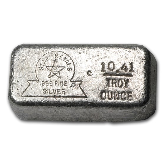 10.41 oz Silver Bar - Star Metals 10.41 oz Silver Bar - Star Metals
