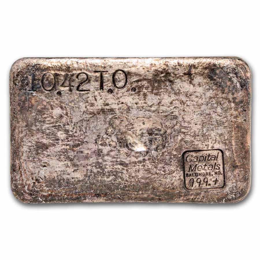 10.42 oz Silver Bar - Capital Metals (Baltimore, MD.)