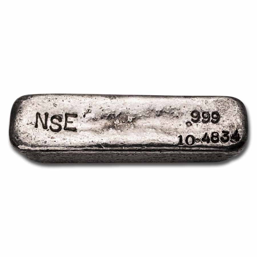 10.48 oz Silver Bar - Vintage NSE (Engraved)