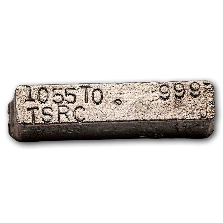 10.55 oz Silver Bar - Vintage Tri-State Refining Corp (TSRC)