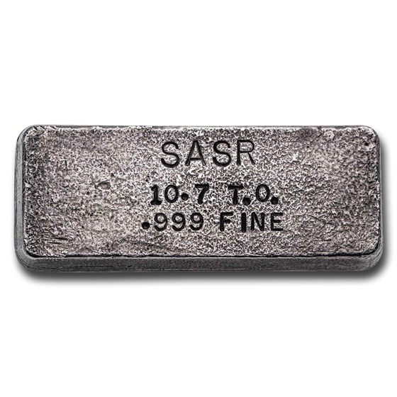 10.70 oz Silver Bar - Vintage SASR