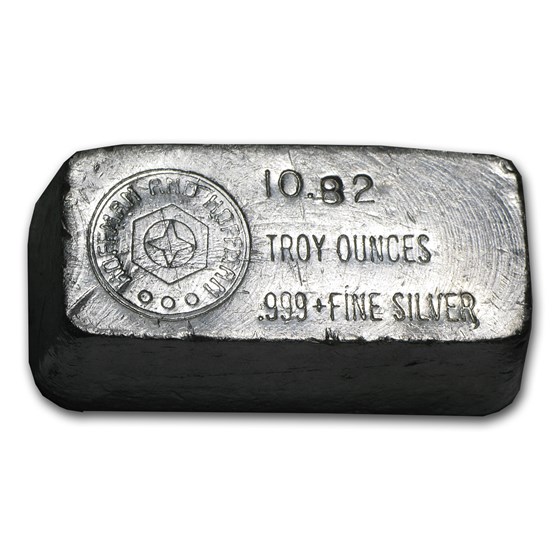 10.82 oz Silver Bar - Hoffman & Hoffman 10.82 oz Silver Bar - Hoffman & Hoffman