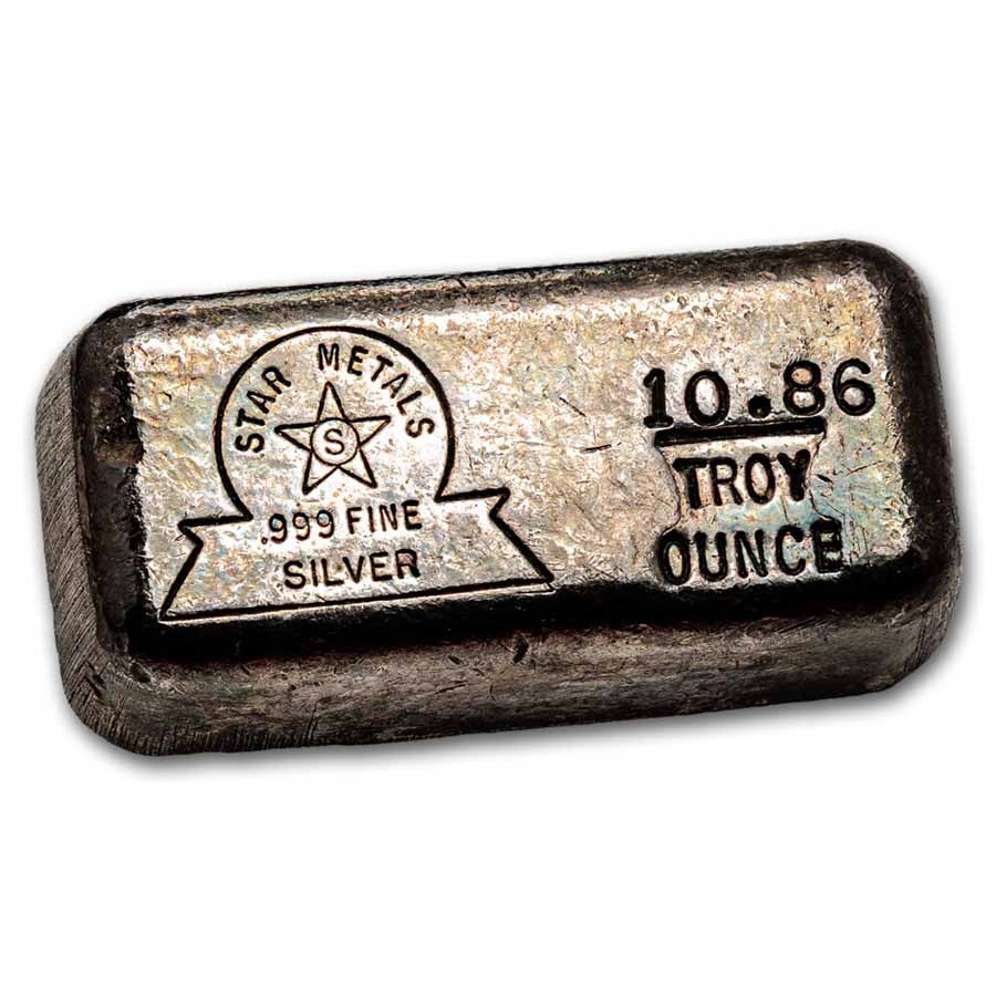 10.86 oz Silver Bar - Star Metals  