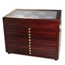 10-Drawer Custom Wood Display Box for 56-Coin ATB Set