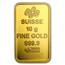 10 gm Gold Bar - PAMP Suisse Religious Series (Romanesque Cross)