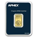 10 gram Gold Bar - APMEX (TEP)