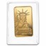 10 gram Gold Bar - Credit Suisse Statue of Liberty(Classic Assay)