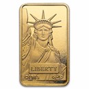 10 gram Gold Bar - Credit Suisse Statue of Liberty(Classic Assay)