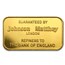 10 gram Gold Bar - Johnson Matthey-London (Swiss Bank Corp)
