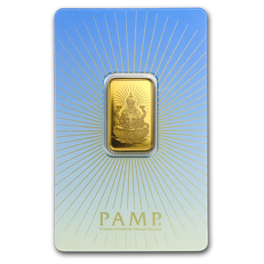 10 gram Gold Bar - PAMP Suisse Religious Series (Lakshmi)