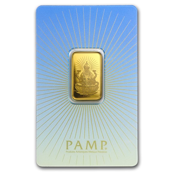 10 gram Gold Bar - PAMP Suisse Religious Series (Lakshmi) 10 gram Gold Bar - PAMP Suisse Religious Series (Lakshmi)