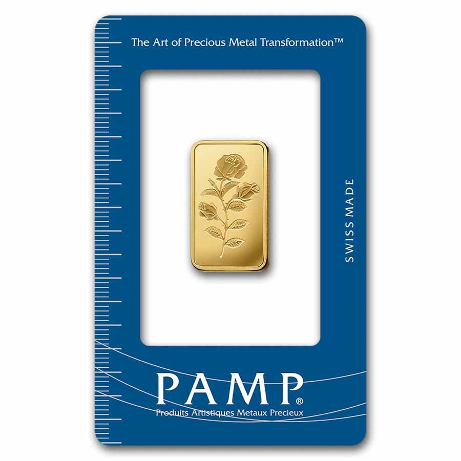10 gram Gold Bar - PAMP Suisse Rosa (In Assay)