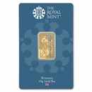10 gram Gold Bar - The Royal Mint Britannia (New Assay)