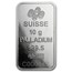 10 gram Palladium Bar - PAMP Suisse (In Assay)