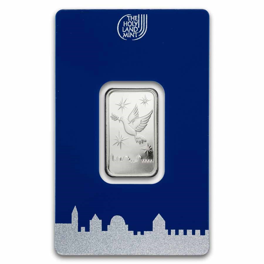 10 gram Silver Bar - Holy Land Mint (Dove of Peace)