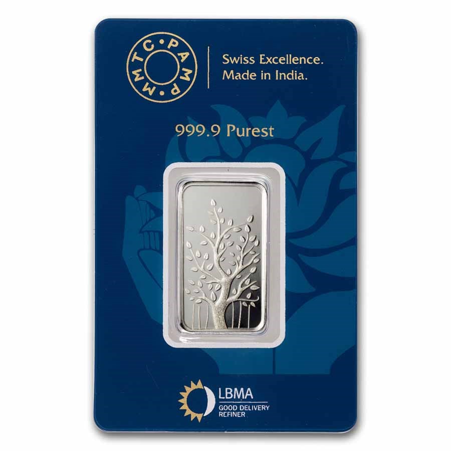 10 gram Silver Bar - PAMP (Banyan Tree, In Assay)