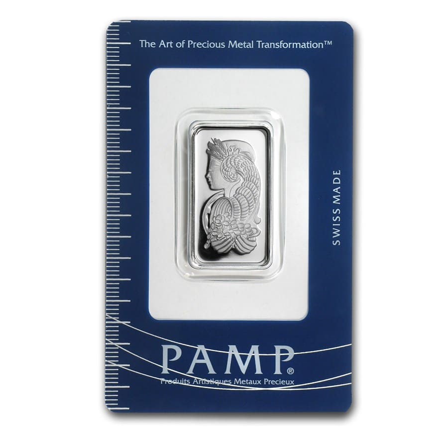 10 gram Silver Bar - PAMP Suisse (Fortuna, In Assay)