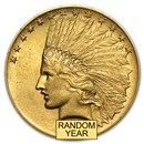 $10 Indian Gold Eagle AU (Random Year)