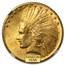 $10 Indian Gold Eagle MS-62 NGC (Random)