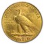 $10 Indian Gold Eagle MS-62 PCGS (Random)