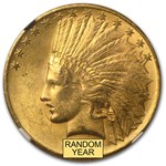 $10 Indian Gold Eagle MS-63 NGC (Random)
