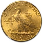 $10 Indian Gold Eagle MS-63 NGC (Random)