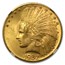 $10 Indian Gold Eagle MS-64 PCGS/NGC (CAC)