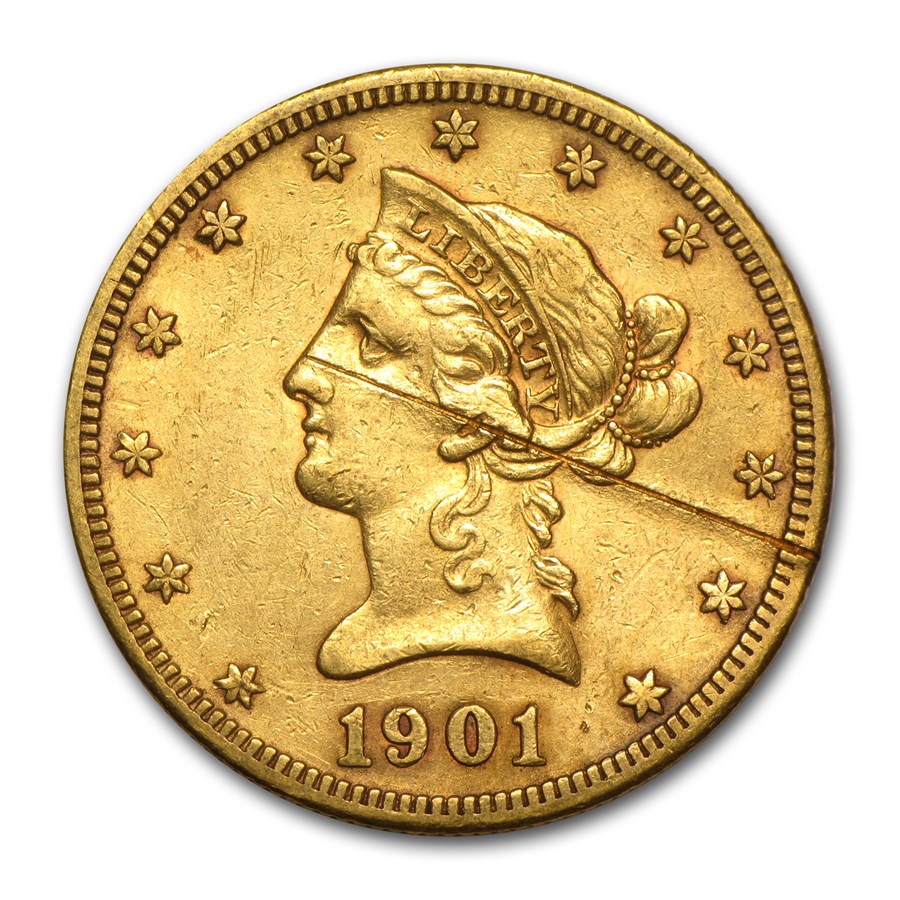 $10 Liberty Gold Eagle (Damaged)