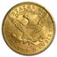 $10 Liberty Gold Eagle MS-62 PCGS (Random)
