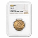 $10 Liberty Gold Eagle MS-63 NGC (Random)