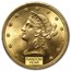 $10 Liberty Gold Eagle MS-64 PCGS (Random)